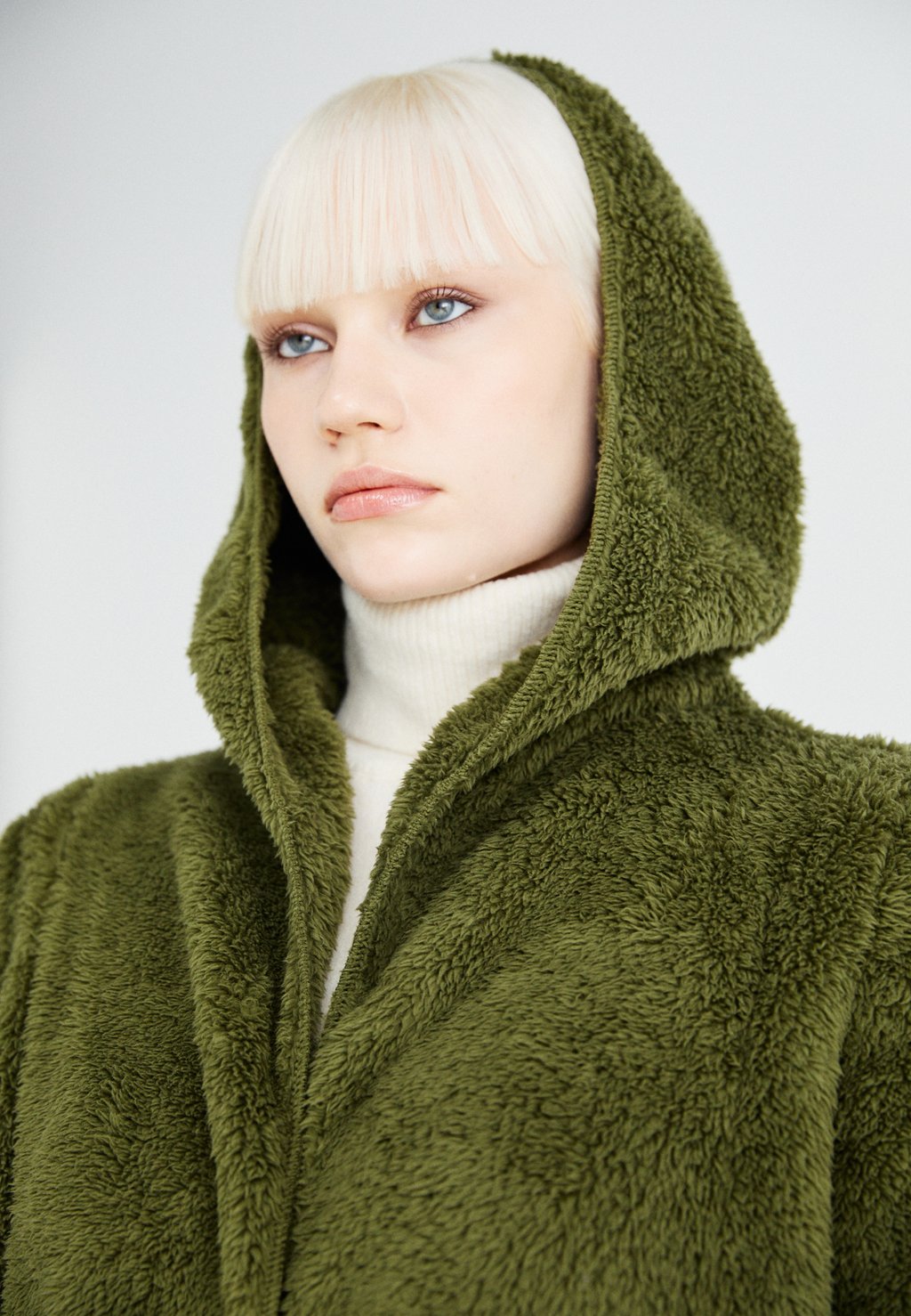 

Флисовая куртка ONLCONTACT LONG COAT ONLY, хаки
