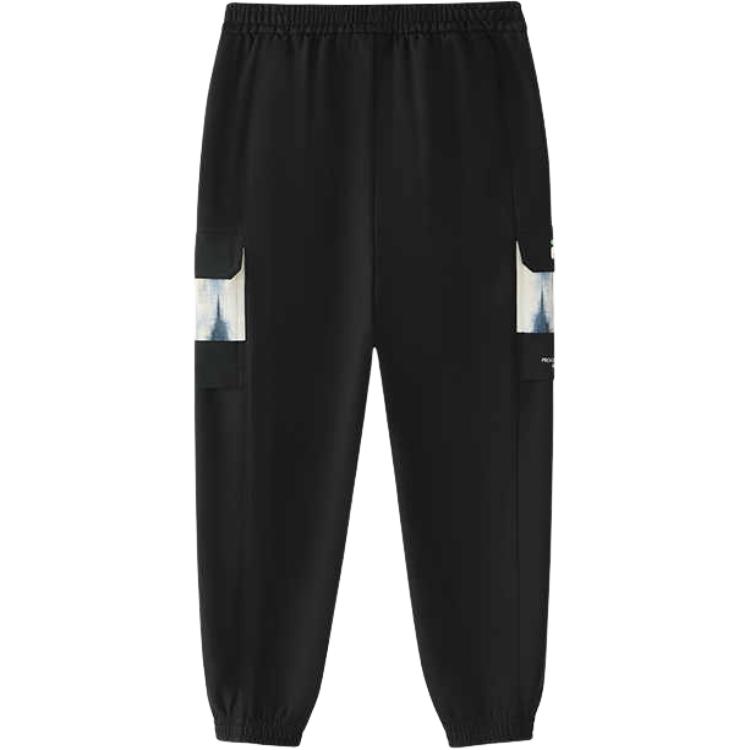 Детские вязаные спортивные штаны FILA KIDS, черный — фото 3