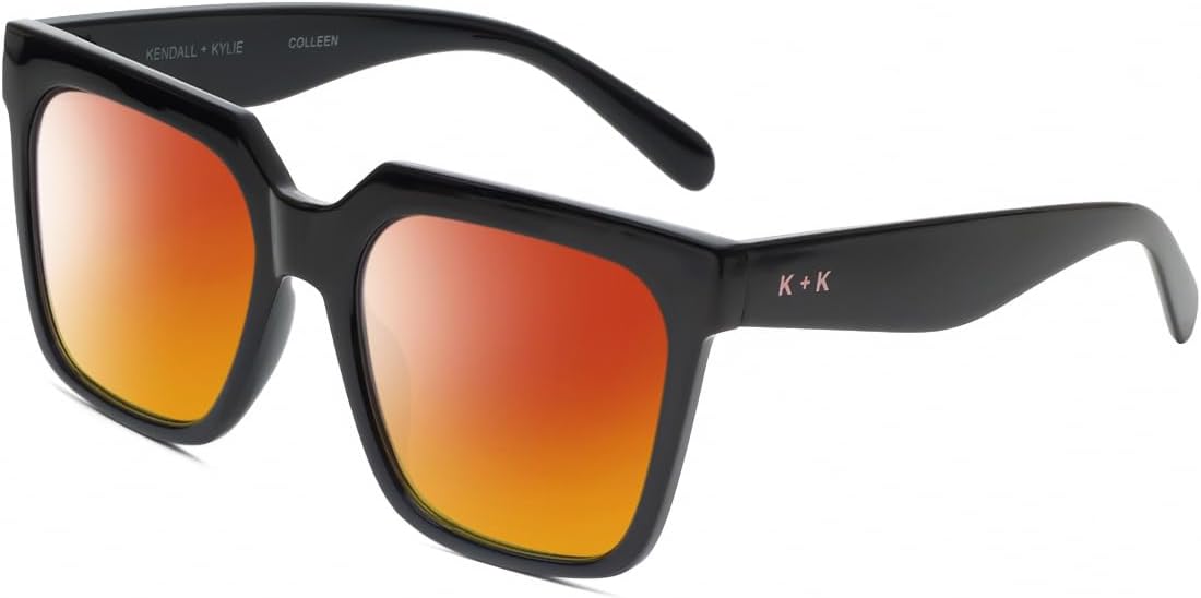 

Солнцезащитные очки Calabria K+K COLLEEN квадратной формы с поляризацией, дизайнерские солнцезащитные очки для женщин, стильные и модные, с защитой от УФ-излучения, Gloss Black