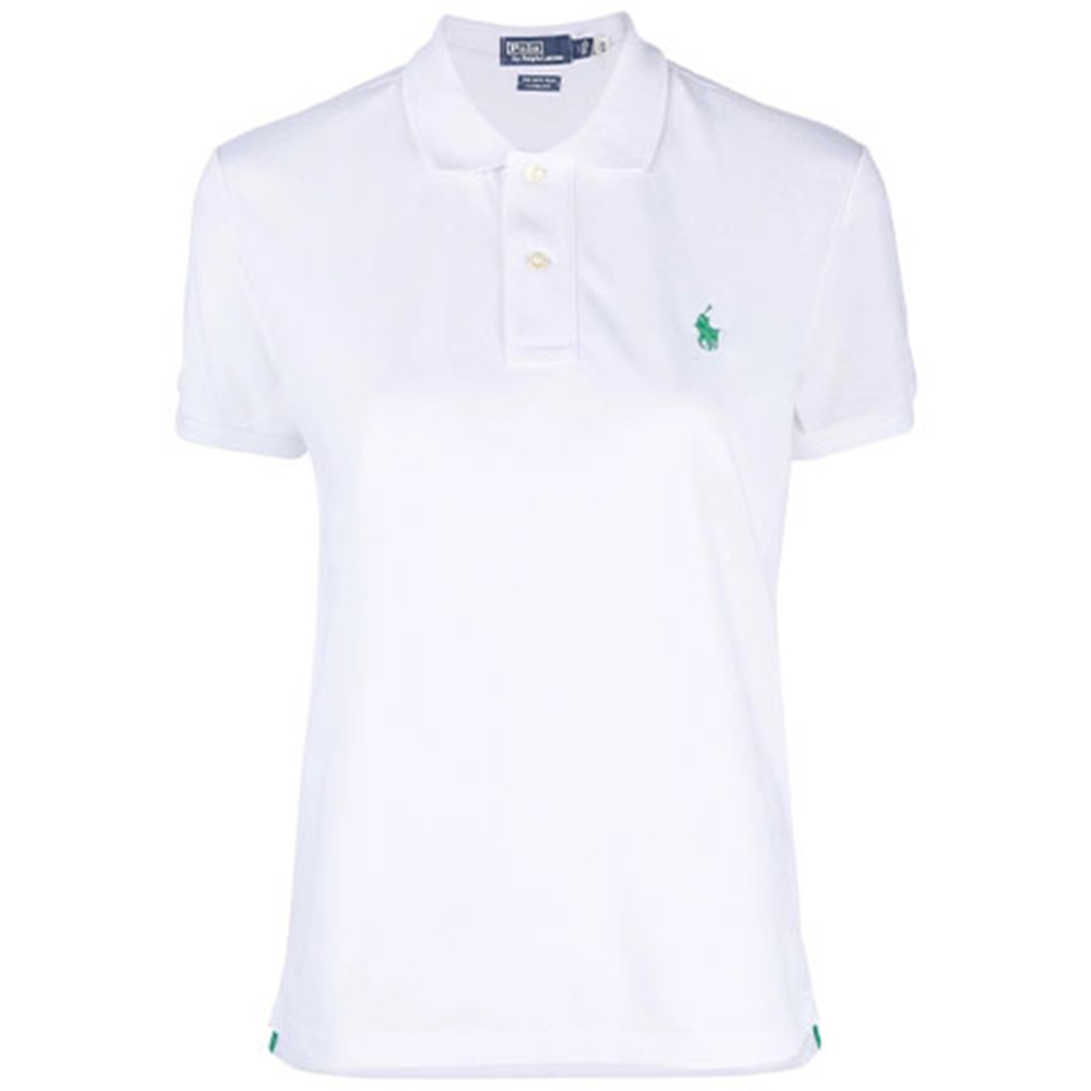 

Поло с вышивкой пони Polo Ralph Lauren, белый