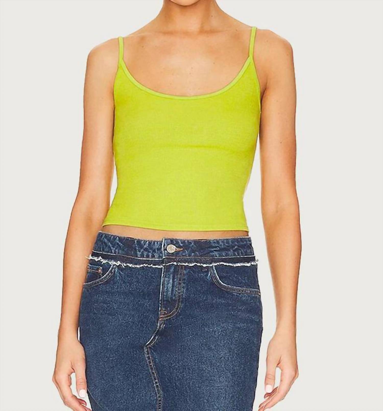 

Essential Rib Майка в Киви Enza Costa, цвет kiwi