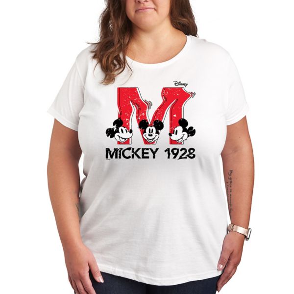 

Футболка с рисунком Микки Мауса и 1928 года Disney, белый