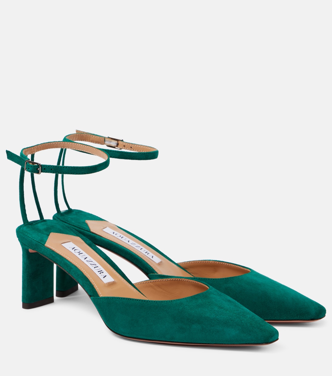Замшевые туфли Blade 65 Aquazzura, Alpine