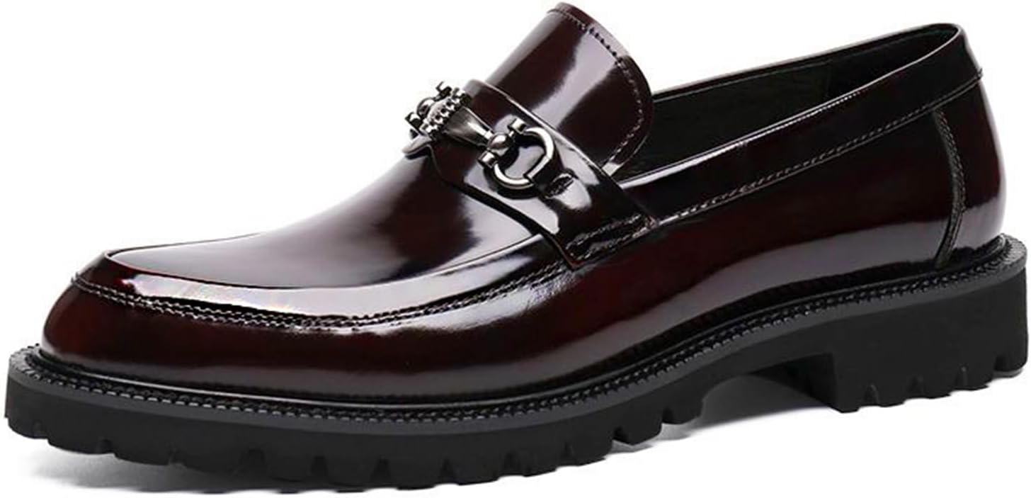 

Мужские повседневные туфли Abborora без шнурков, легкие лоферы, красный