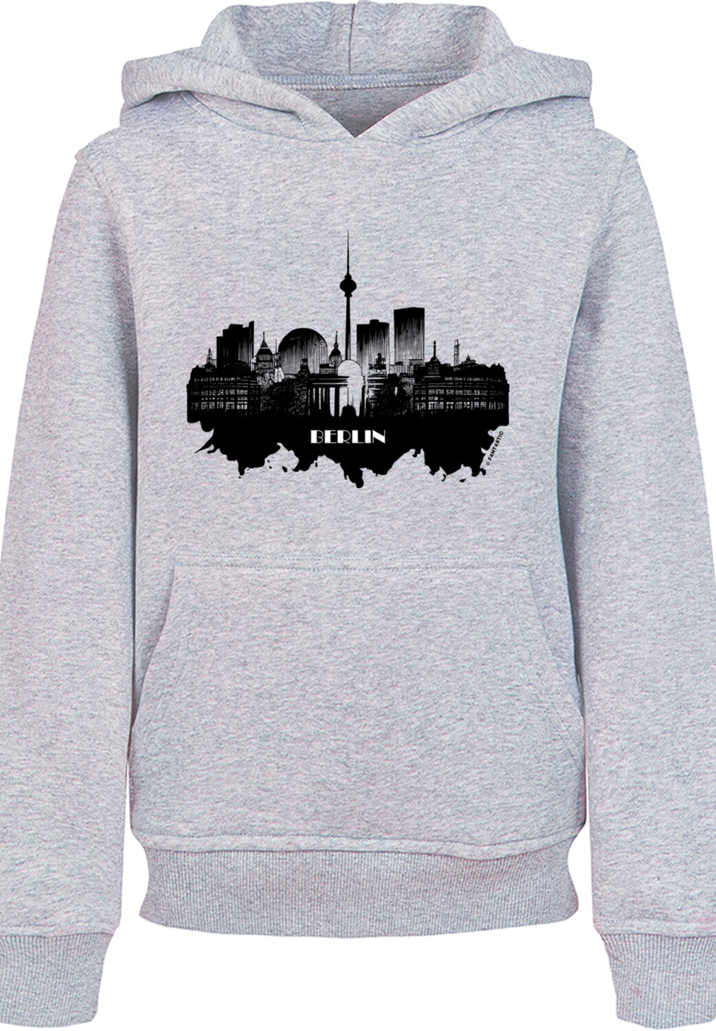 

Пуловер F4NT4STIC Hoodie Cities Collection Berlin skyline, цвет grau meliert