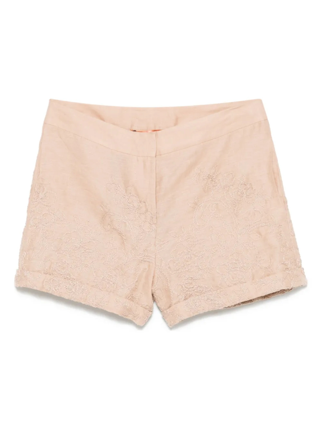 

Шорты с цветочной вышивкой Ermanno Scervino, нейтральный