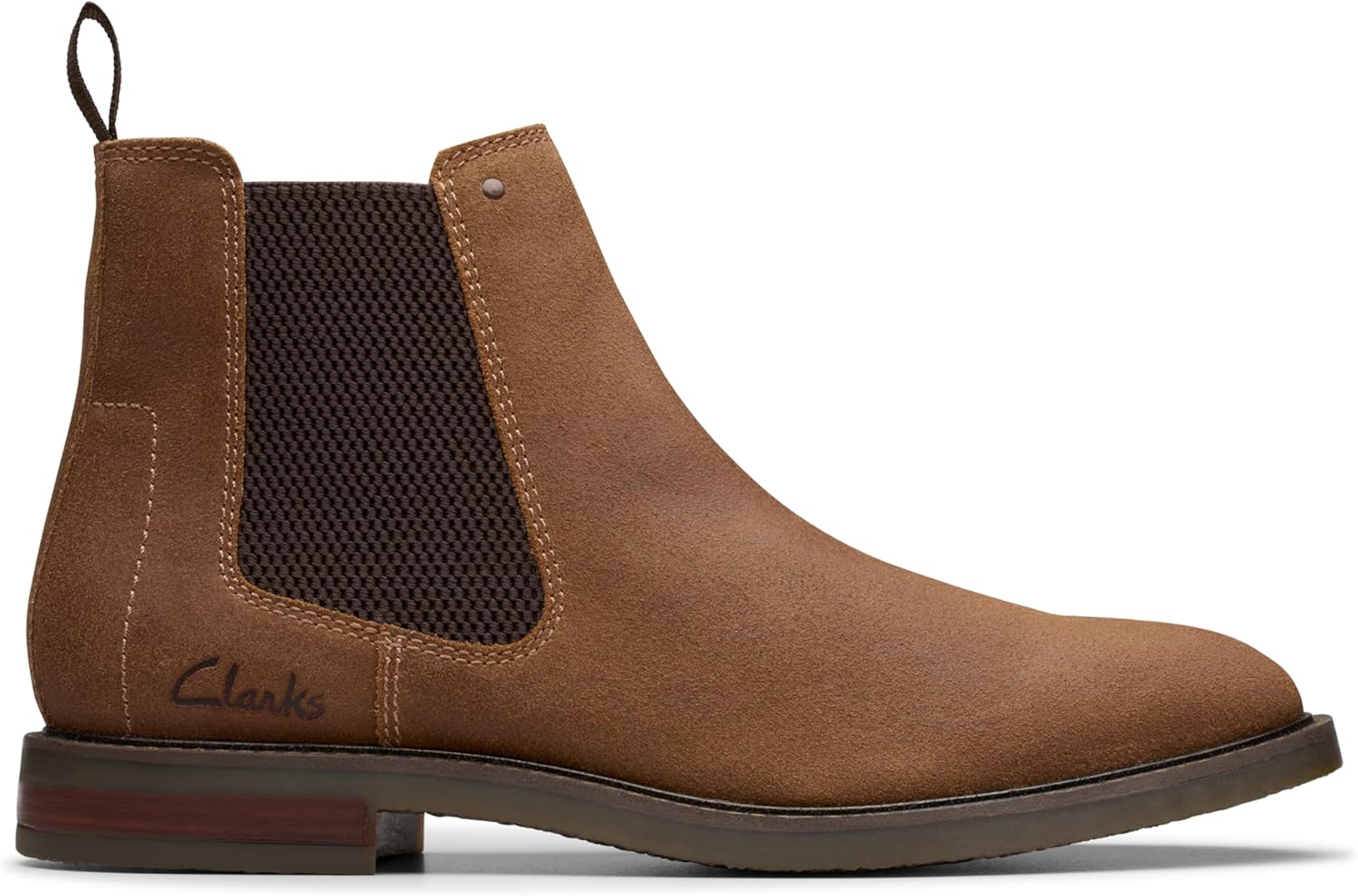Мужские ботинки Clarks Jaxen Easy Chelsea, Cola Suede — фото 2