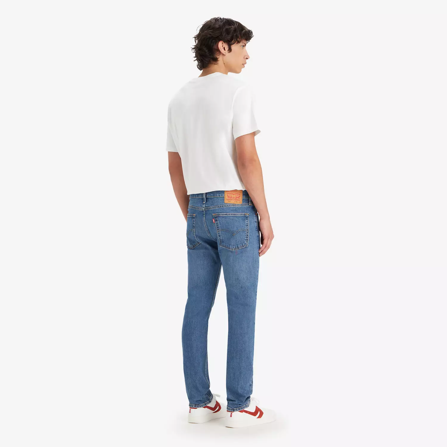 Мужские джинсы скинни 510 Levi's, цвет Frozen In Time - Medium Wash - Stretch — фото 3