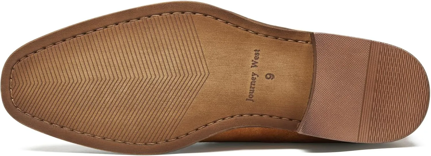 

Мужские легкие замшевые ботинки Journey West Desert Chelsea Chukka, коричневый