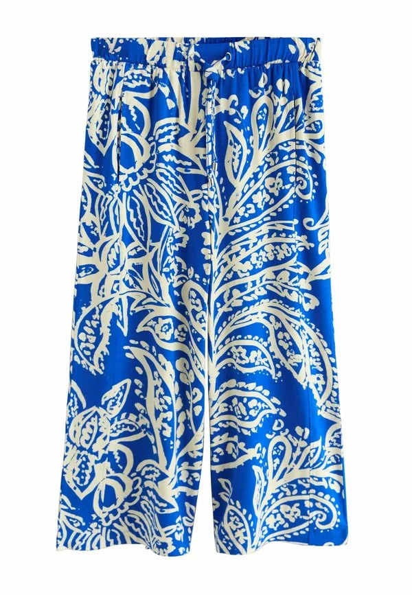 Брюки-Кюлоты Next, Blue Ecru Leaf Print