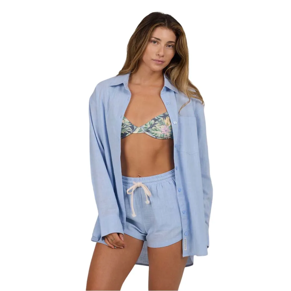 

Рубашка с длинным рукавом Salty Crew Palapa tunic, синий
