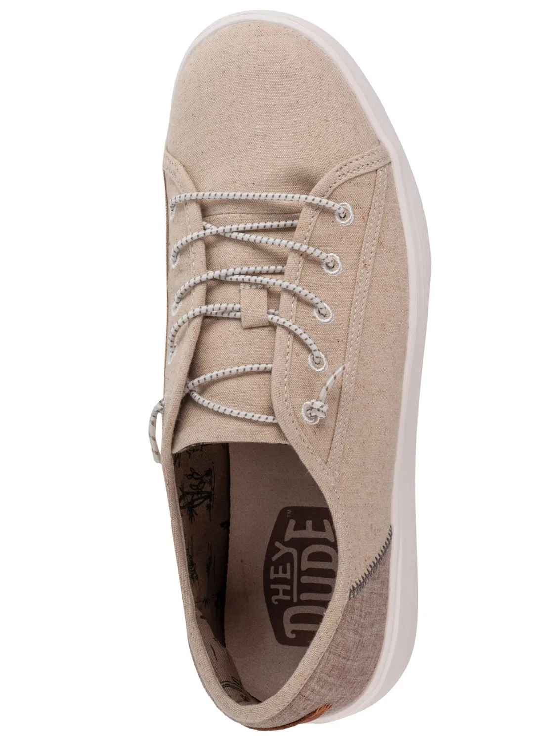 Мокасины 'Hey Dude Craft Linen' Hey Dude, Beige — фото 4