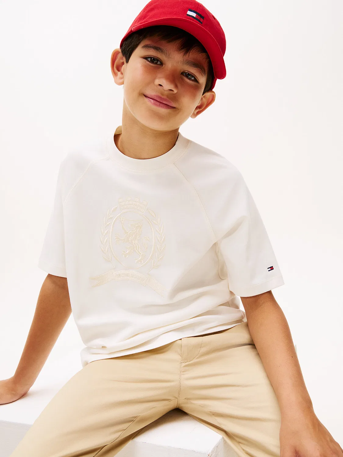 Футболка Tommy Hilfiger, Cream — фото 3
