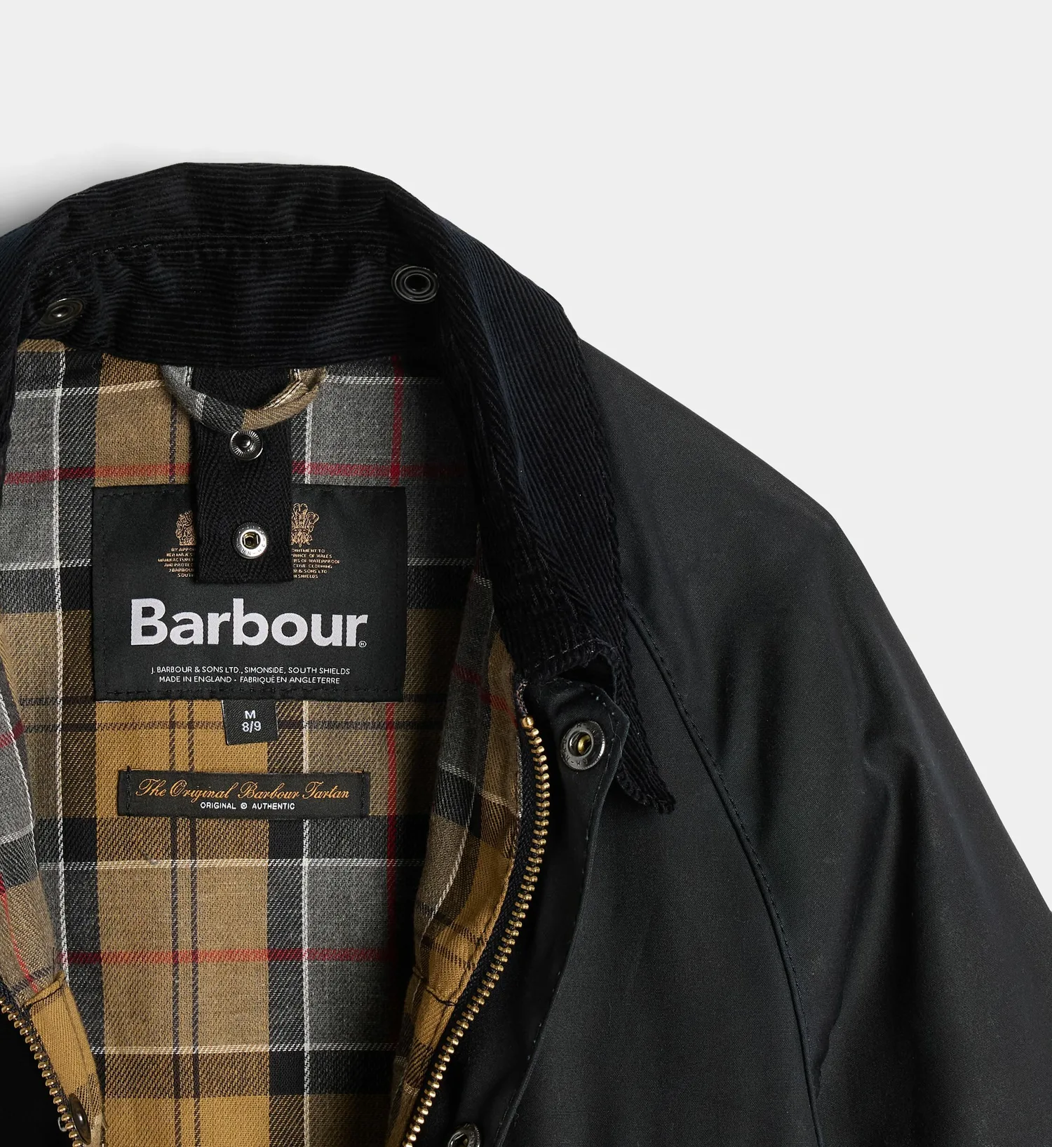 Прямая куртка Bedale из вощеного хлопка Barbour, синий — фото 3