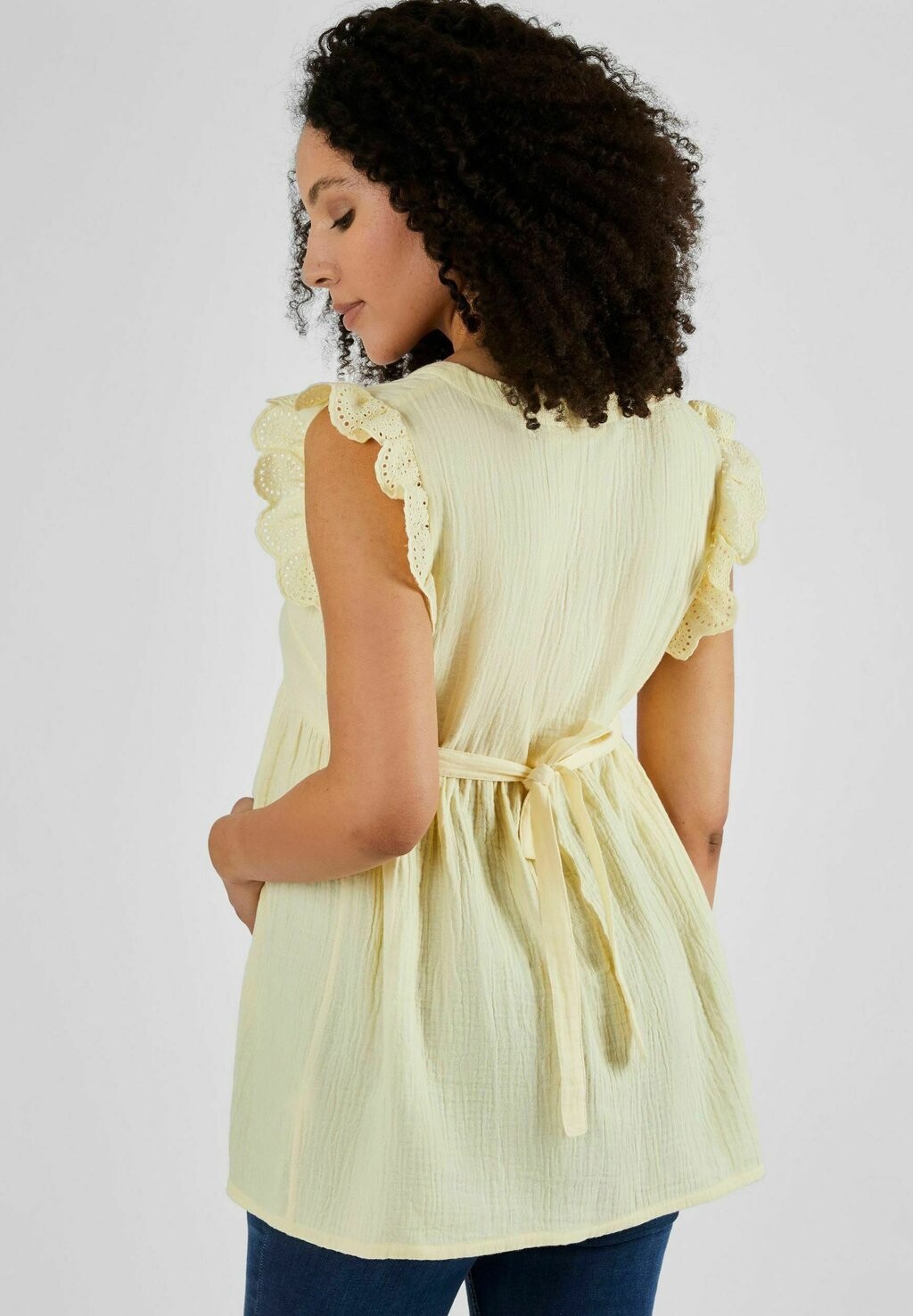 

Блуза FLUTTER SLEEVE MATERNITY, REGULAR FIT JoJo Maman Bébé, желтый