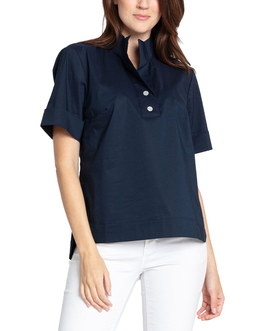 

Hinson Wu Aileen Льняной топ, синий