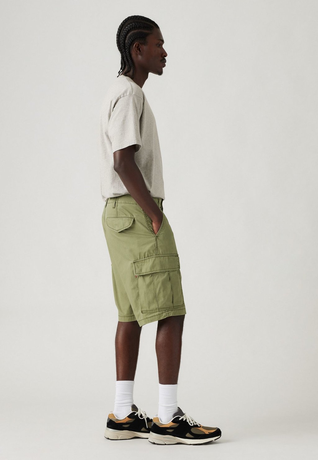 Шорты CARRIER CARGO Levi's, цвет Olive Night — фото 4