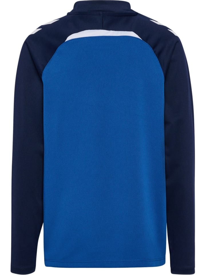 

Детская тренировочная куртка "Lead 2.0 Half Zip" синего цвета Hummel