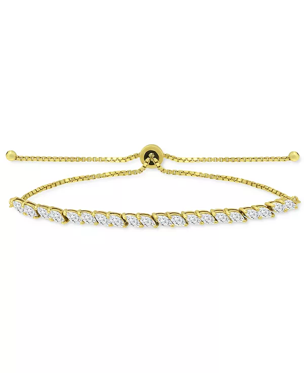 

Браслет-Боло с кубическим цирконием в форме маркиза, созданный для Macy's Giani Bernini, yellow