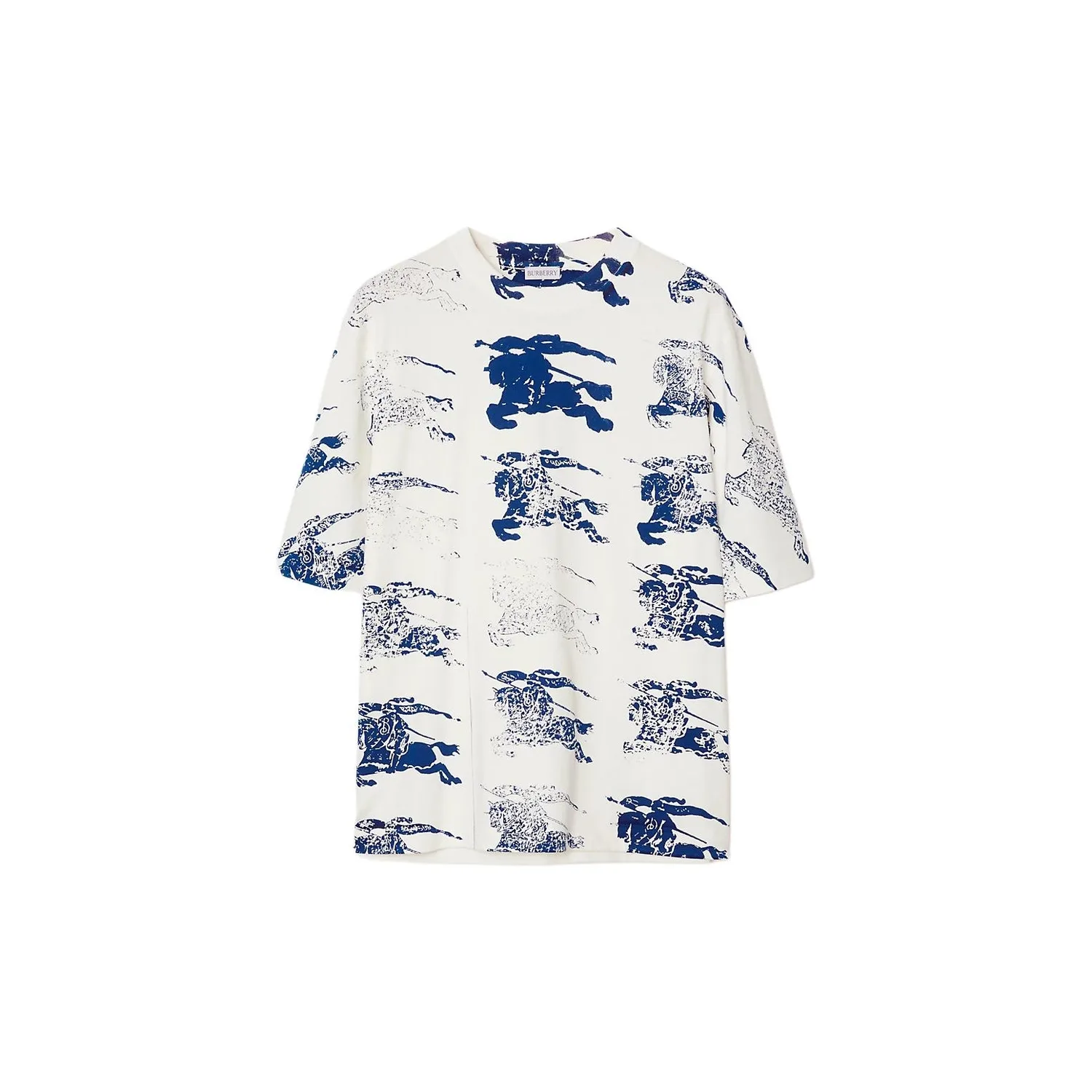 Футболка Ekd stamp Burberry, с принтом, цвет Raindrop Color