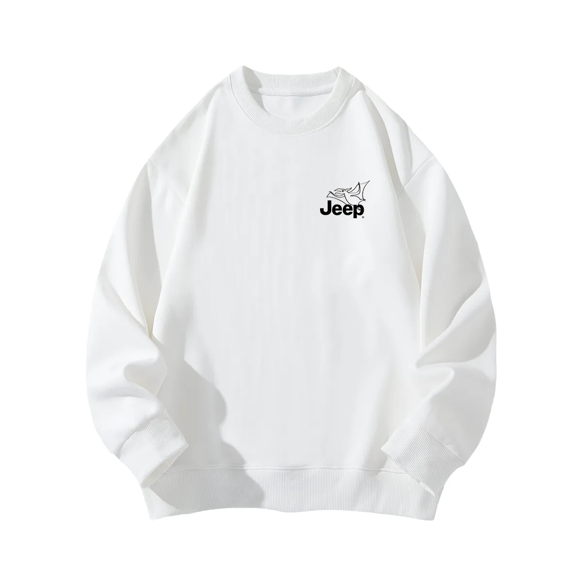 Детский свитшот с круглым вырезом Jeep, Coffee (Fleece-Lined) — фото 3