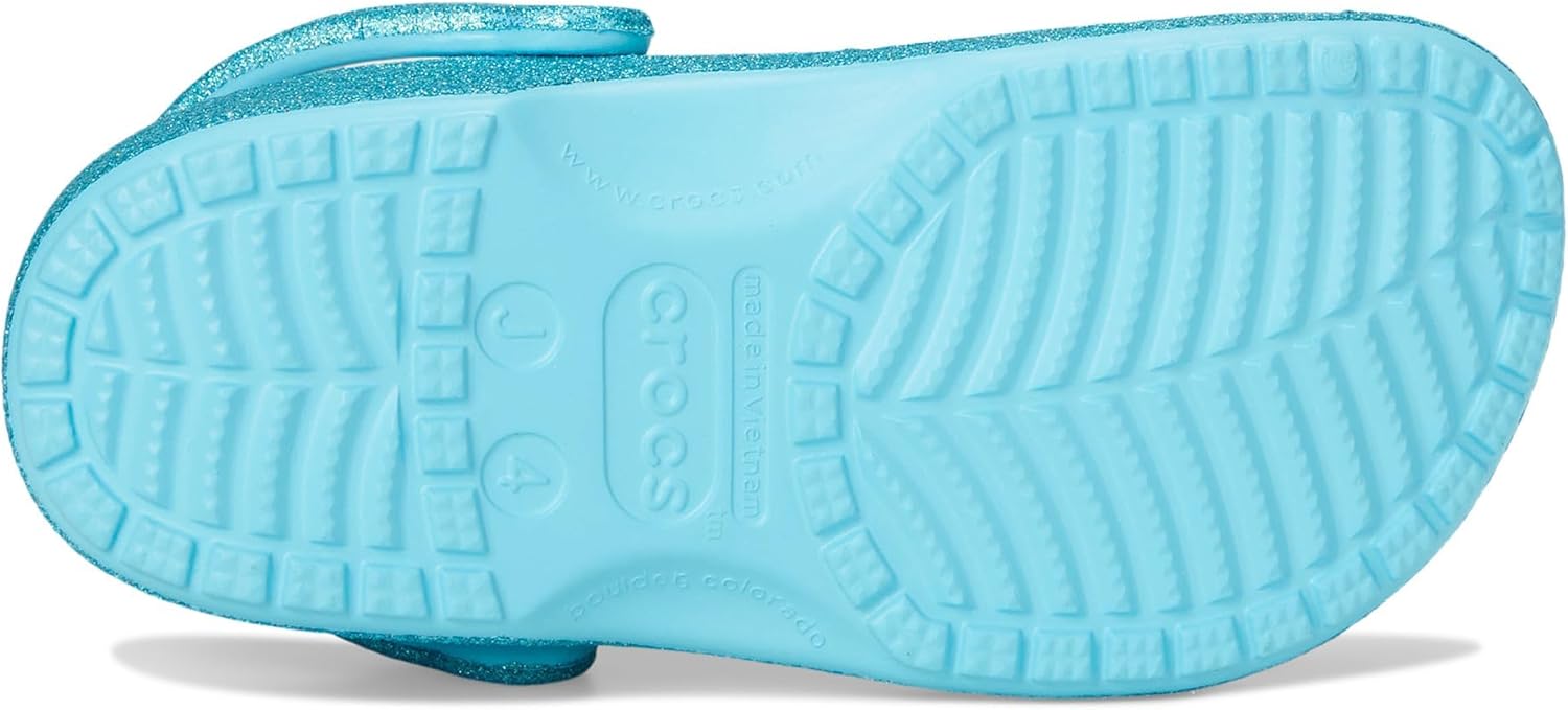 Детские кроксы Crocs Classic с блестками, Tinted Glass — фото 3