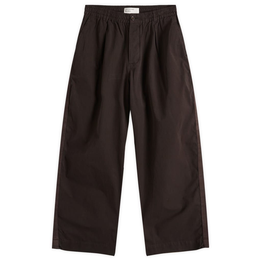 

Летние брюки Oxford из хлопка Universal Works, цвет licorice