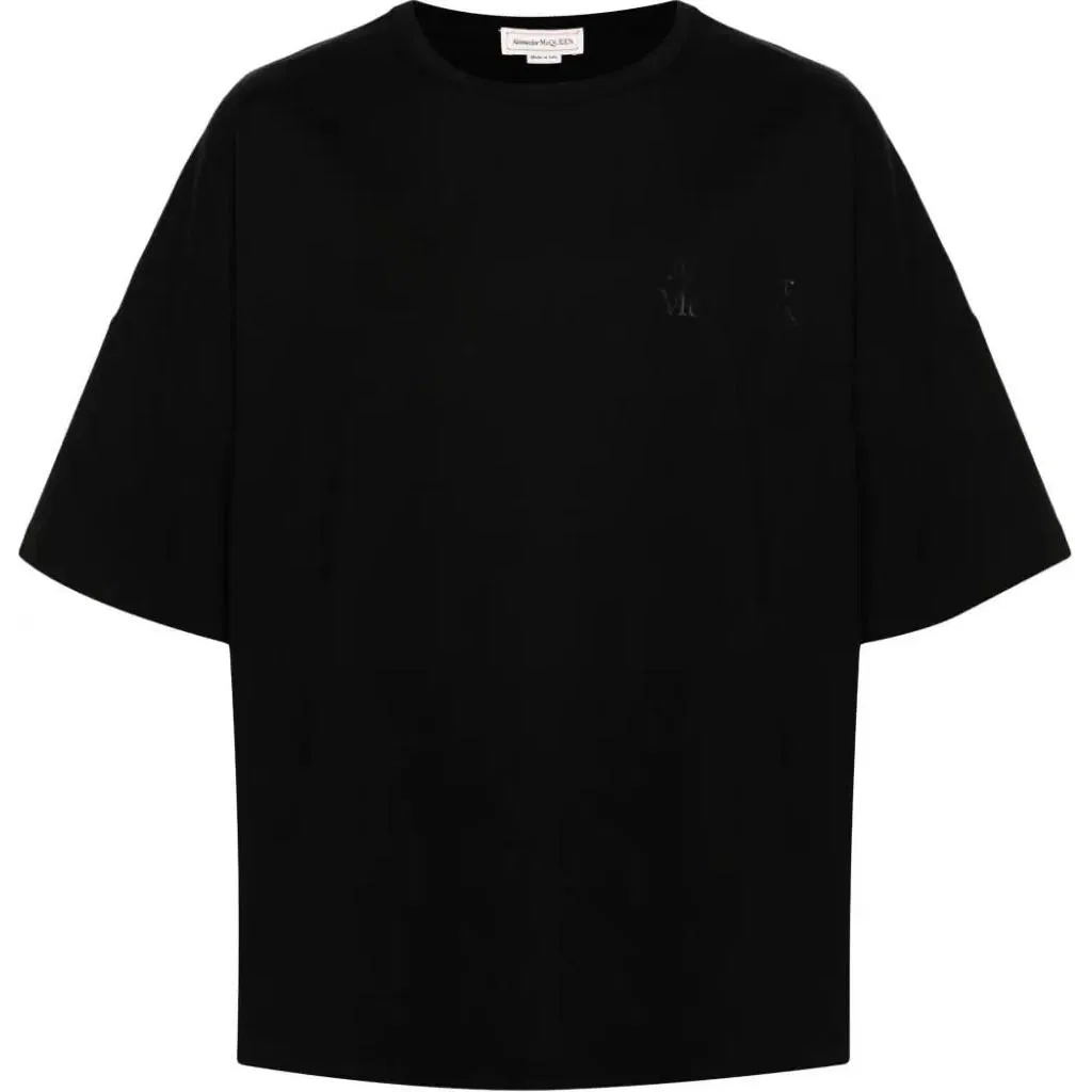 Футболка с принтом логотипа Alexander McQueen, Black