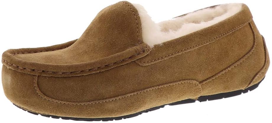 Детские тапочки UGG Ascot, Big Kid (8-12 Years) Chestnut Suede — фото 4