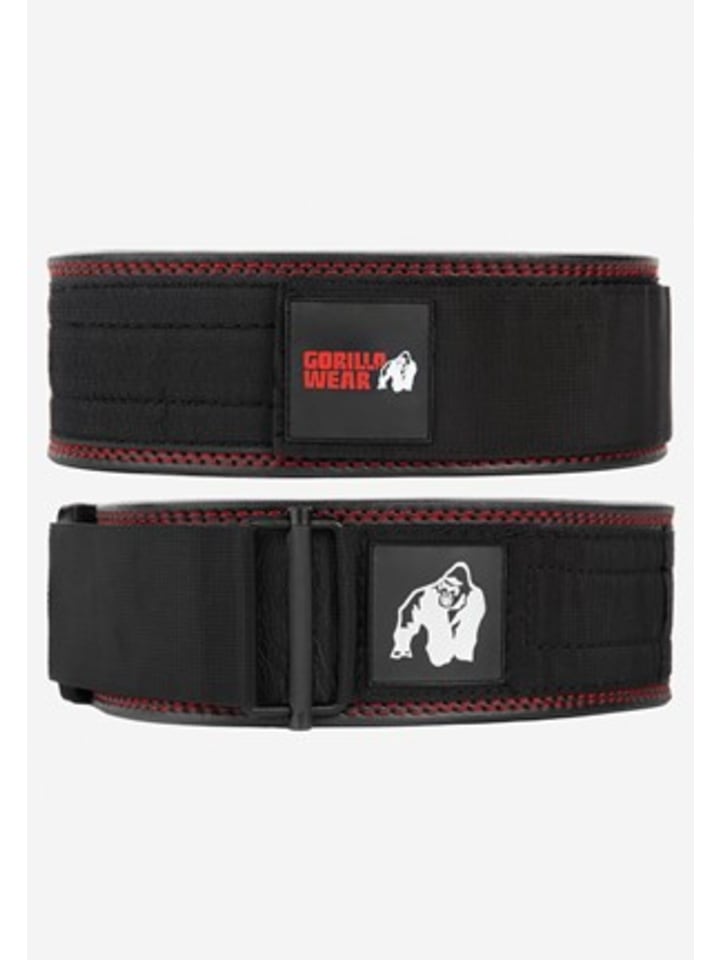

Gorilla Пояс для силовых тренировок Gorilla Wear из высококачественной кожи, 4 дюйма, черный