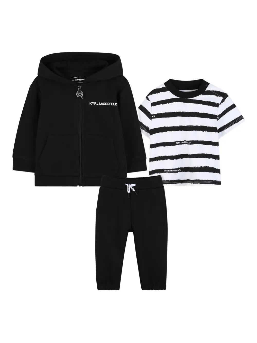 

Спортивный костюм Ikonik Karl Karl Lagerfeld Kids, черный