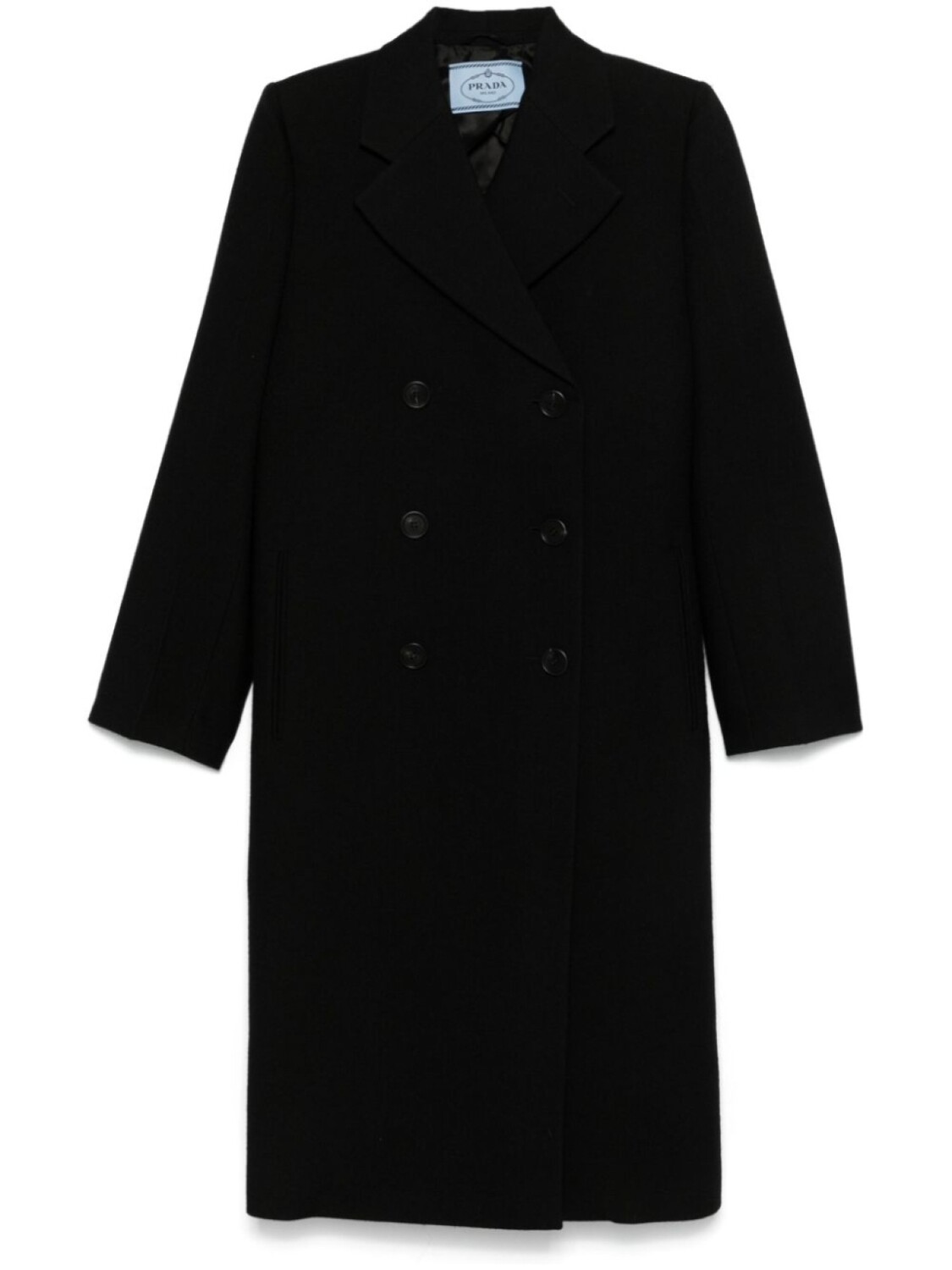

Prada пальто из вирджинской шерсти, черный