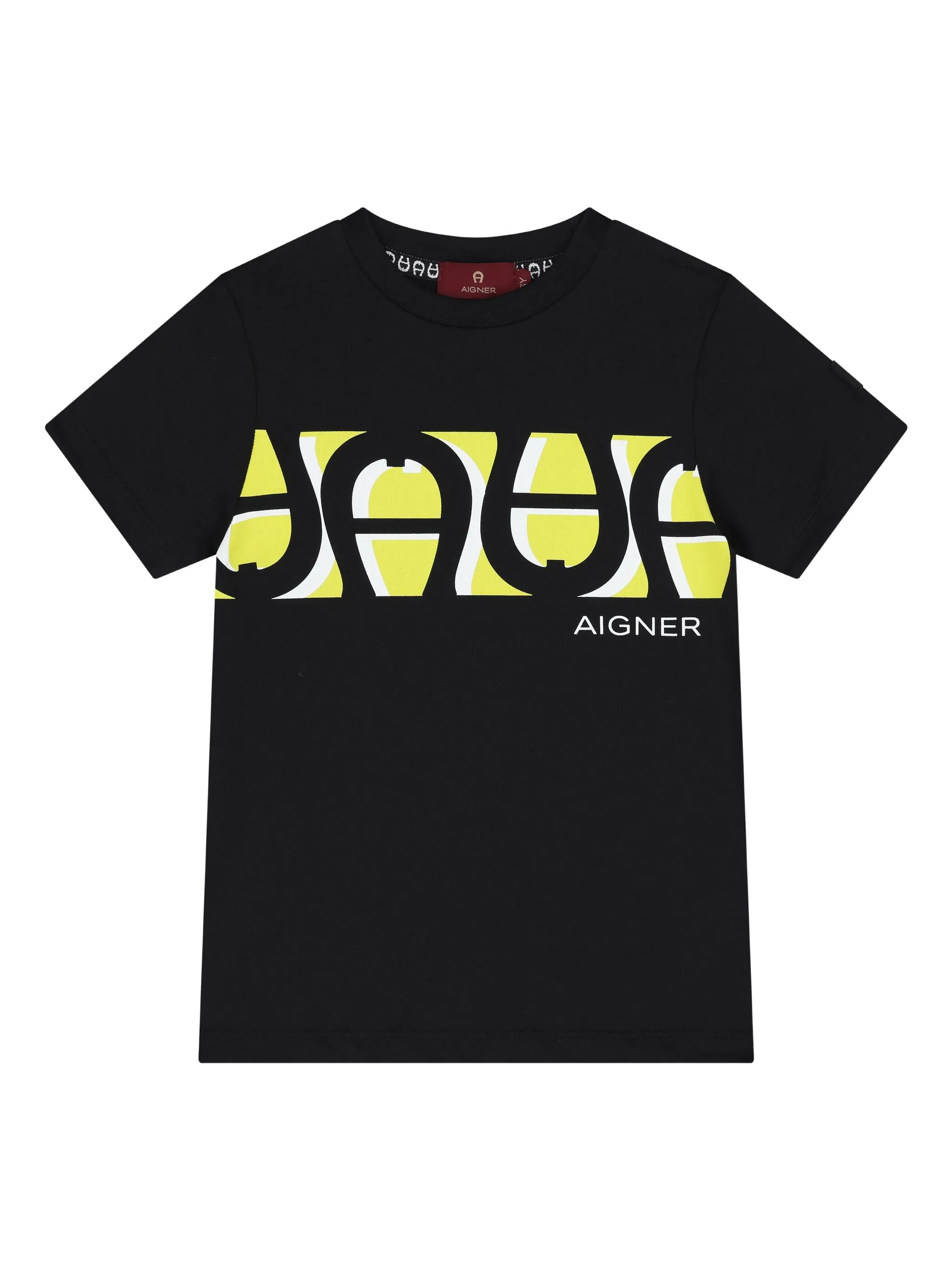 

Футболка с логотипом Aigner Kids, черный