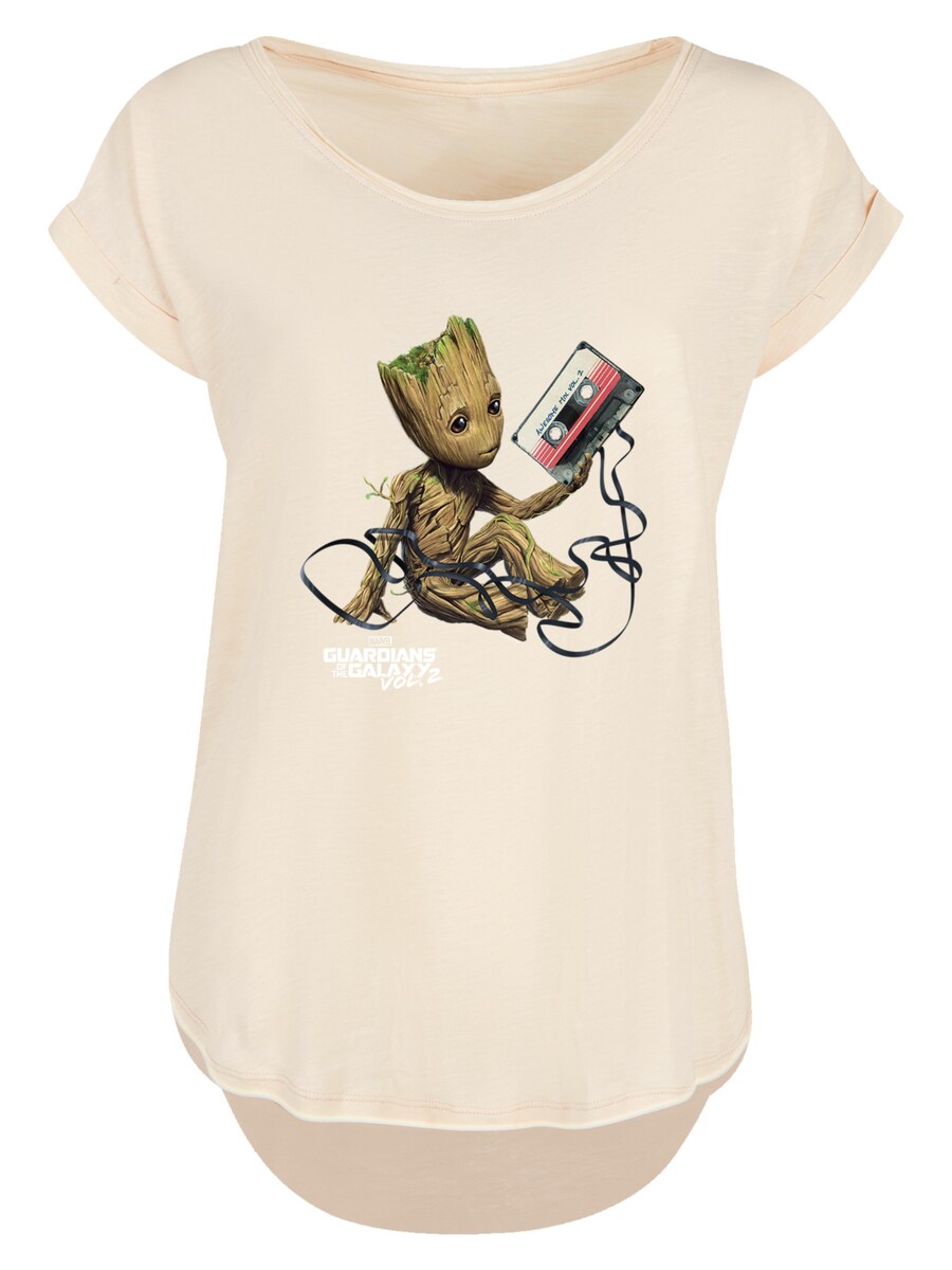 

Рубашка F4NT4STIC Marvel Guardians Of The Galaxy Vol2 Groot Tape, цвет Beige/Light beige