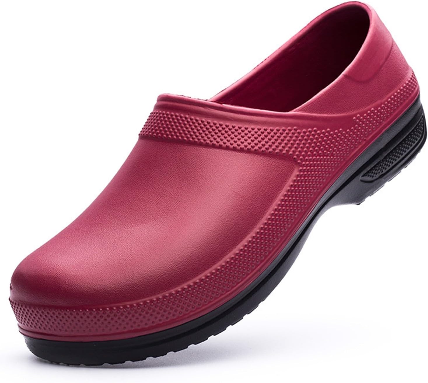 

Мужские сабо, водоотталкивающие обувь, противоскользящие обувь для ресторанов и поваров, черные, устойчивые к маслу и воде (Цвет: черный камуфляж) Nonbill