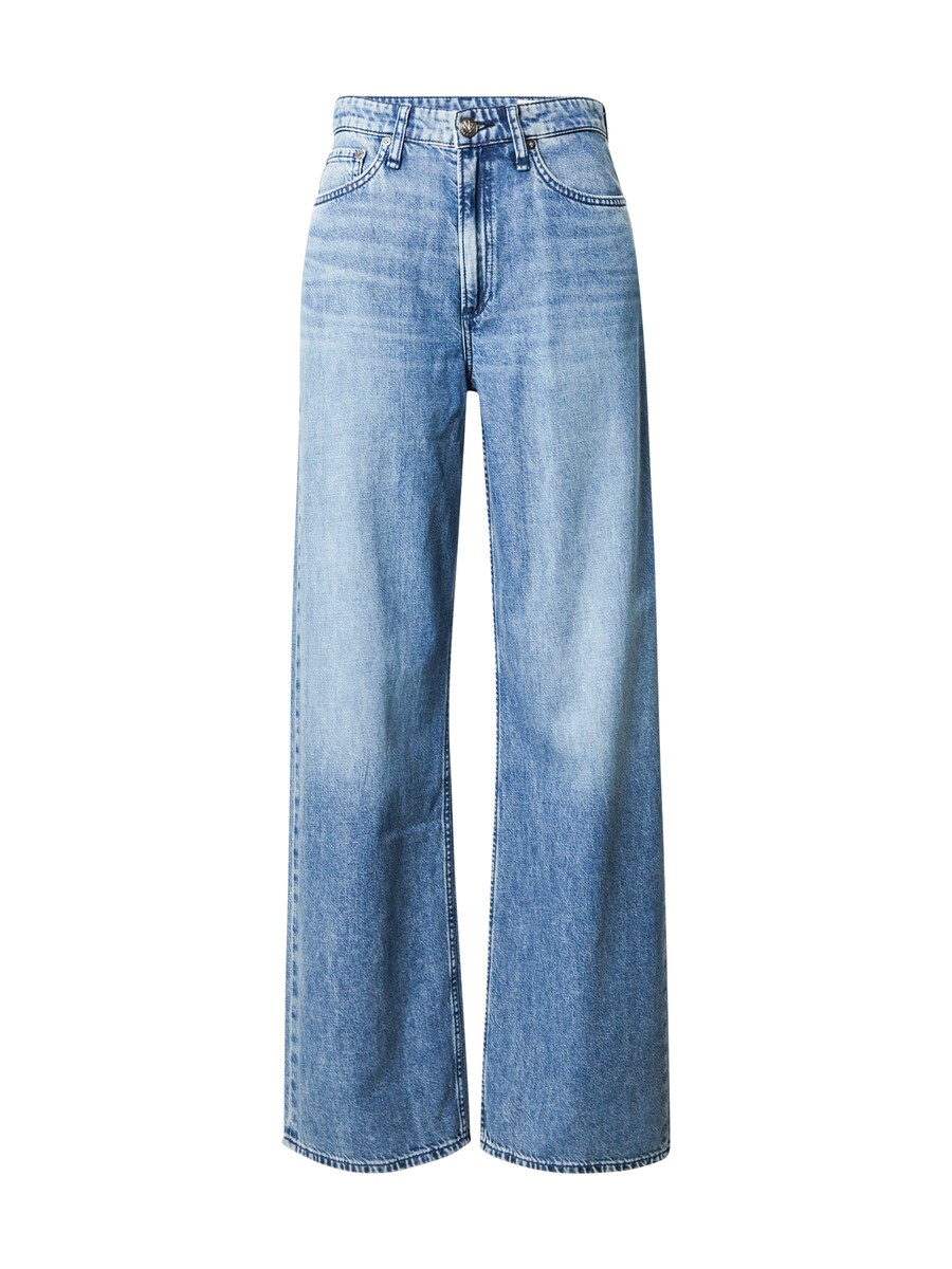 

Джинсы свободного кроя rag & bone, синий деним