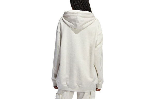 Толстовка adidas x Ivy Park Reflective Logo Print Pullover Unisex Beige, цвет creamy — фото 2
