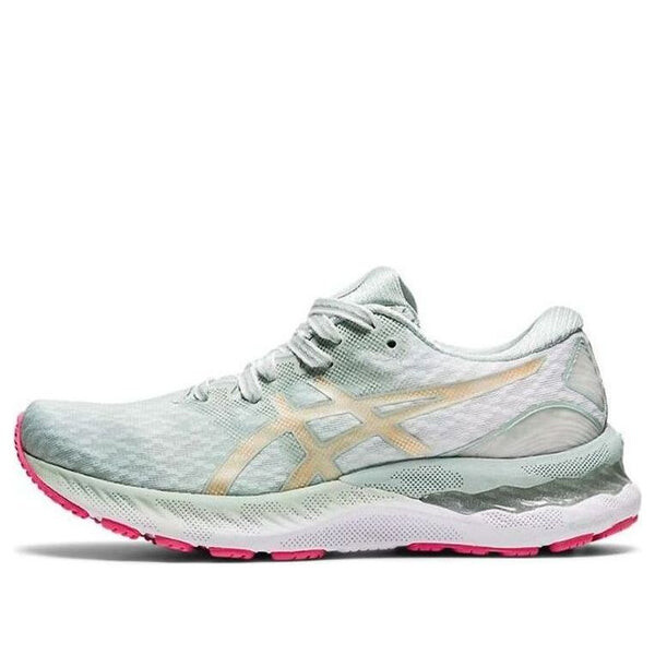 Кроссовки гель нимбус 23 Asics, зеленый