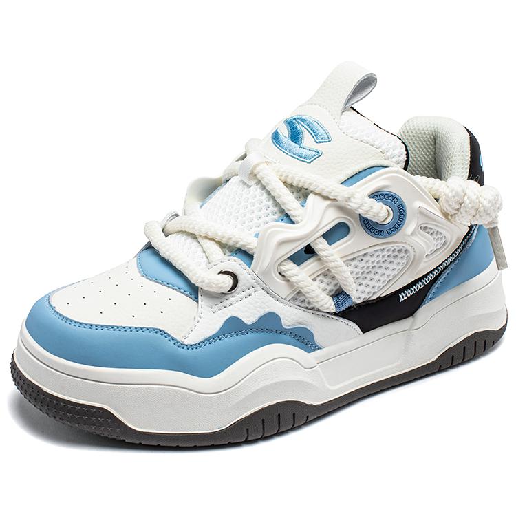 

Кроссовки Snuggles Collection Cushioning Anti Slip And Wear Resistant Height Increasing Low Top Outdoor Shoes Men's HOBIBEAR, белый/серый
