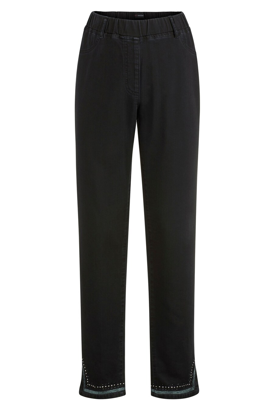 

Тканевые брюки MIAMODA Boot cut Pants, черный