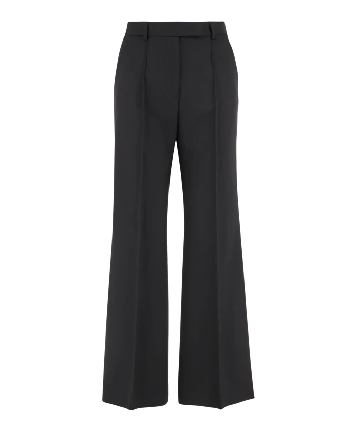 

Брюки, сшитые на заказ из шерсти и лиоцелла Ql2 Quelledue, черный