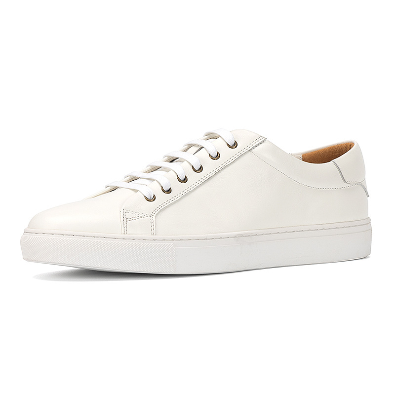 

Износостойкие, легкие, нескользящие, низкие мужские кроссовки Devanro, White