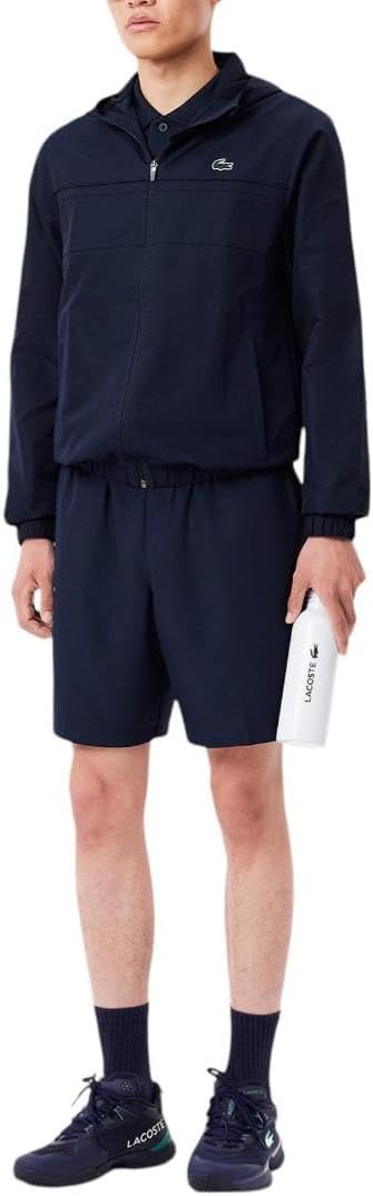 Мужские спортивные теннисные шорты Lacoste с подкладкой, Navy Blue — фото 4