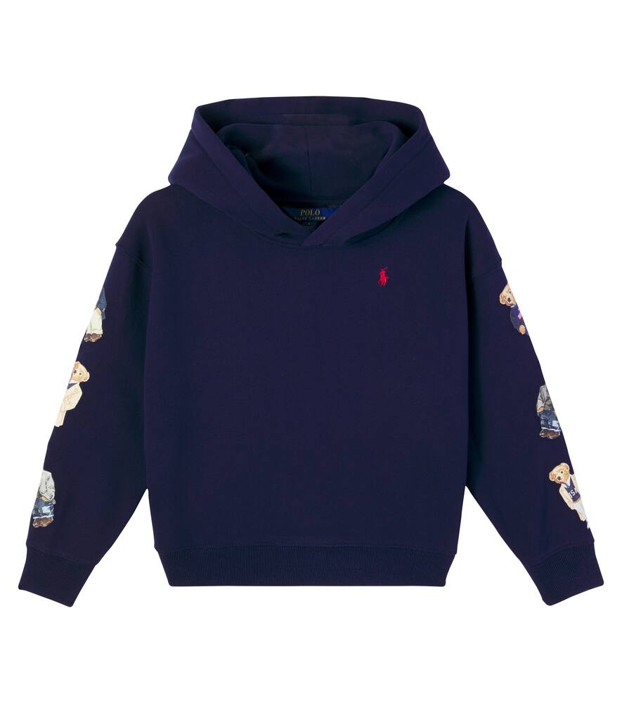 

Толстовка с капюшоном из хлопкового флиса Polo Bear Polo Ralph Lauren Kids, Refined Navy
