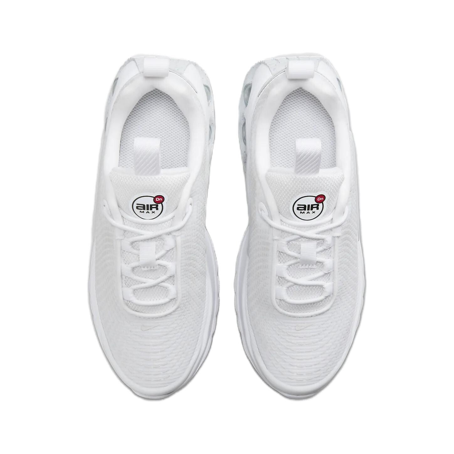 Кроссовки Nike Air Max Dn Kids Lifestyle Shoes PS Low-top White/White/Metallic Silver/White, белый — фото 4