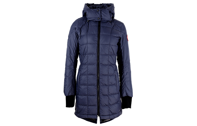 

Пуховик женский синий Canada Goose