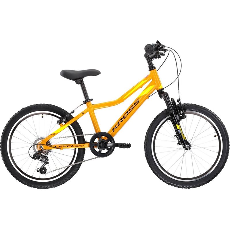 

Детский велосипед Kross Level Mini 2.0, желтый/черный