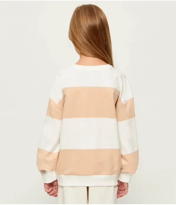 Толстовка loose fit Guess, бежевый — фото 3