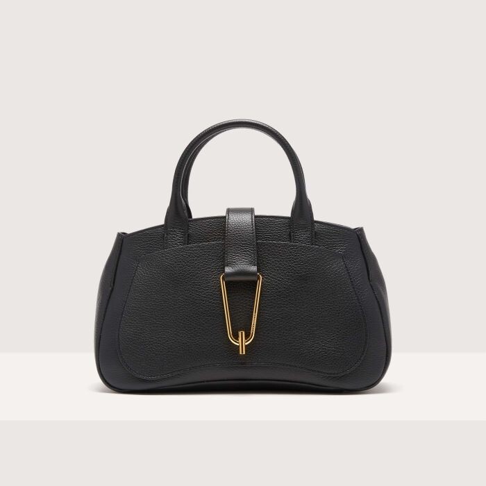 

Сумочка из зернистой кожи Coccinelle HIMMA MEDIUM, черный