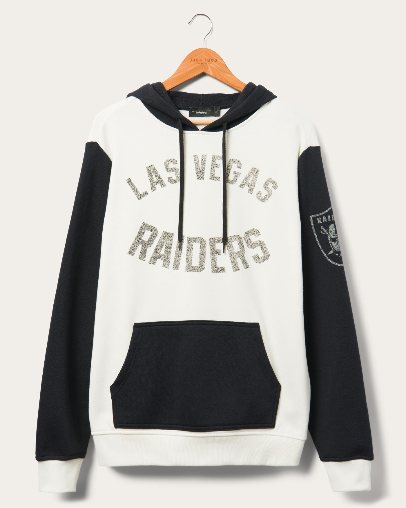 

Толстовка с капюшоном Raiders Goal Line Junk Food Clothing, цвет sugar/true black